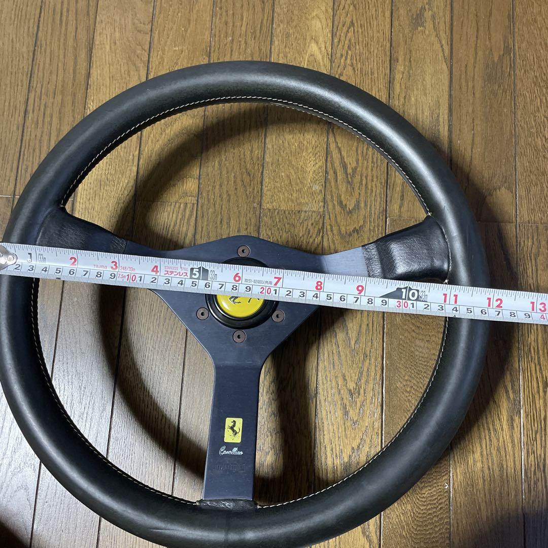 MOMO Cavallino ステアリング 黒 フェラーリ 3スポーク