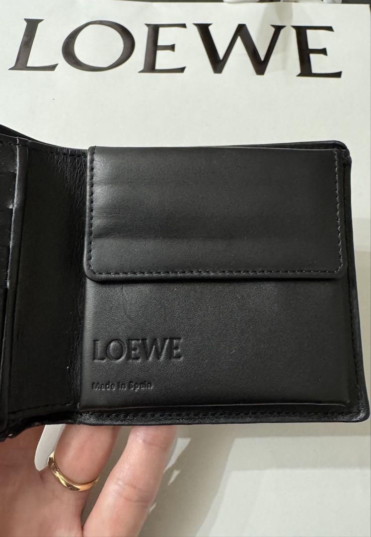 LOEWE ロエベ　メンズ　ブラック　二つ折り