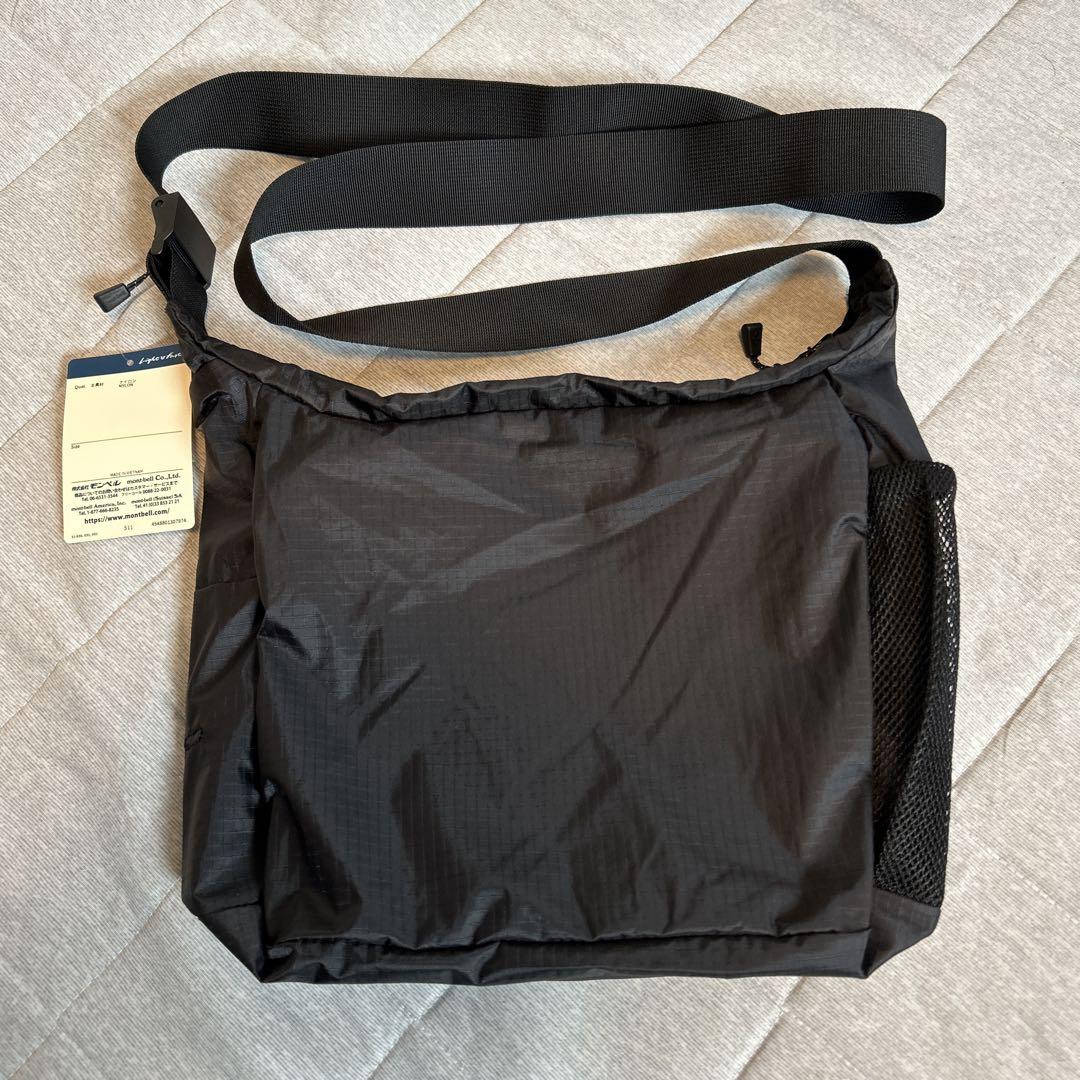 【新品】mont-bell ポケッタブル ライトショルダー バッグ S ブラック