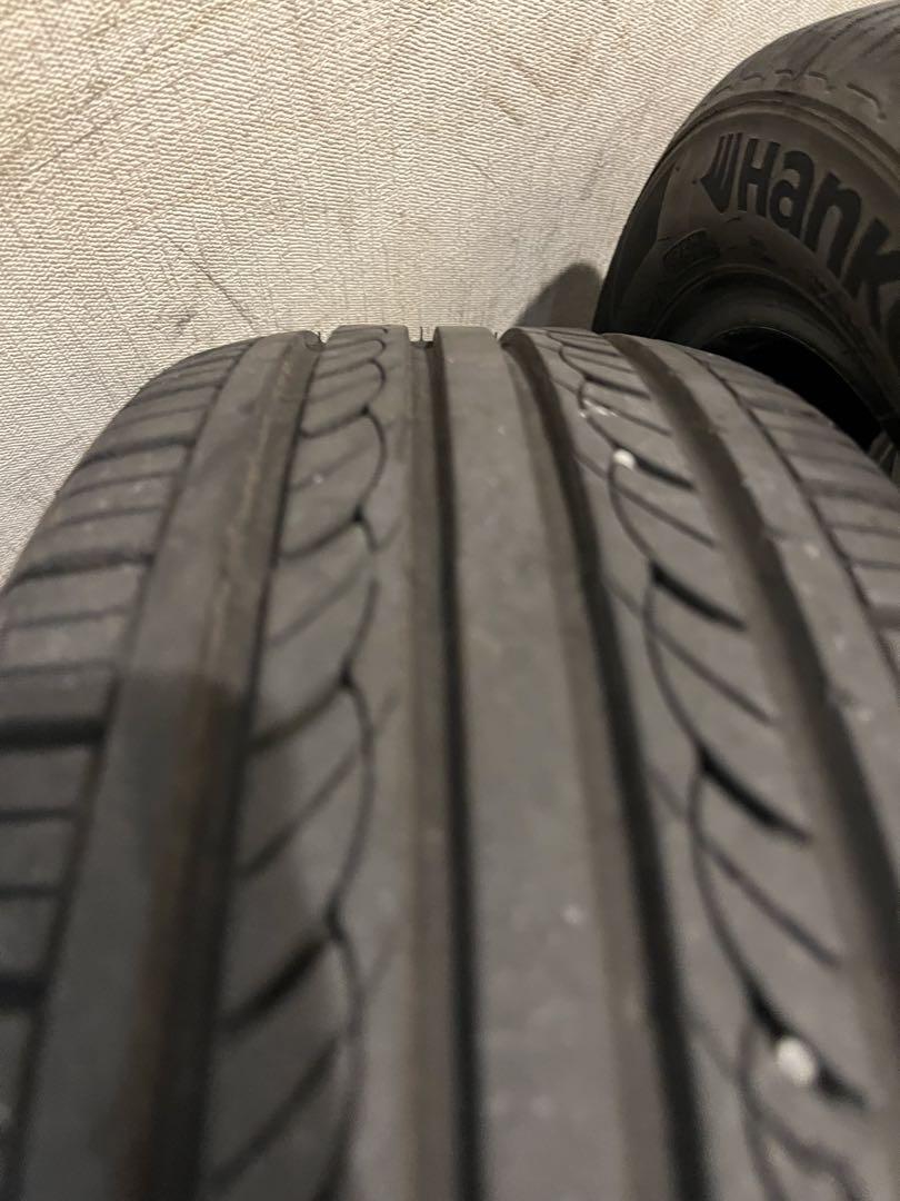 送料込！バリ山！Hankook entren eco 165/55-15 4本 タイヤ