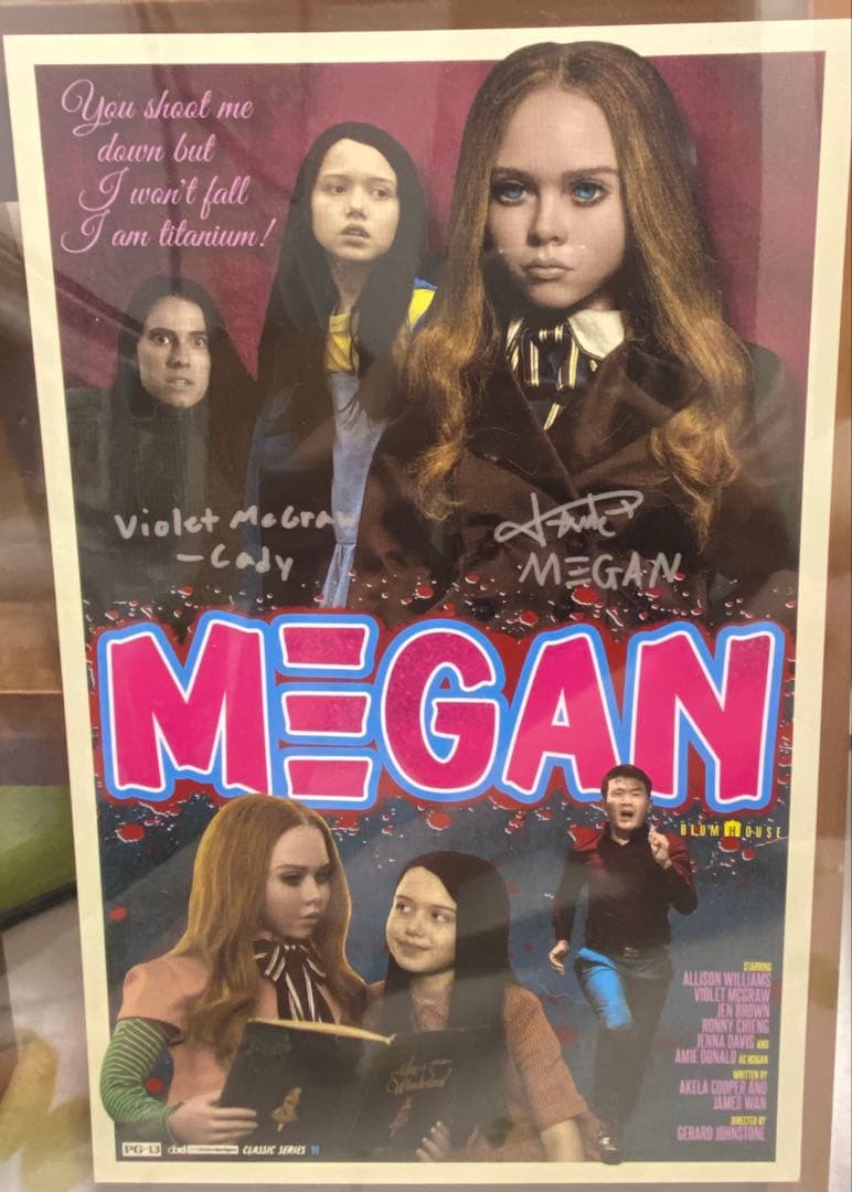 MEGAN autograph 直筆サイン ミニポスター目立った傷や汚れなし