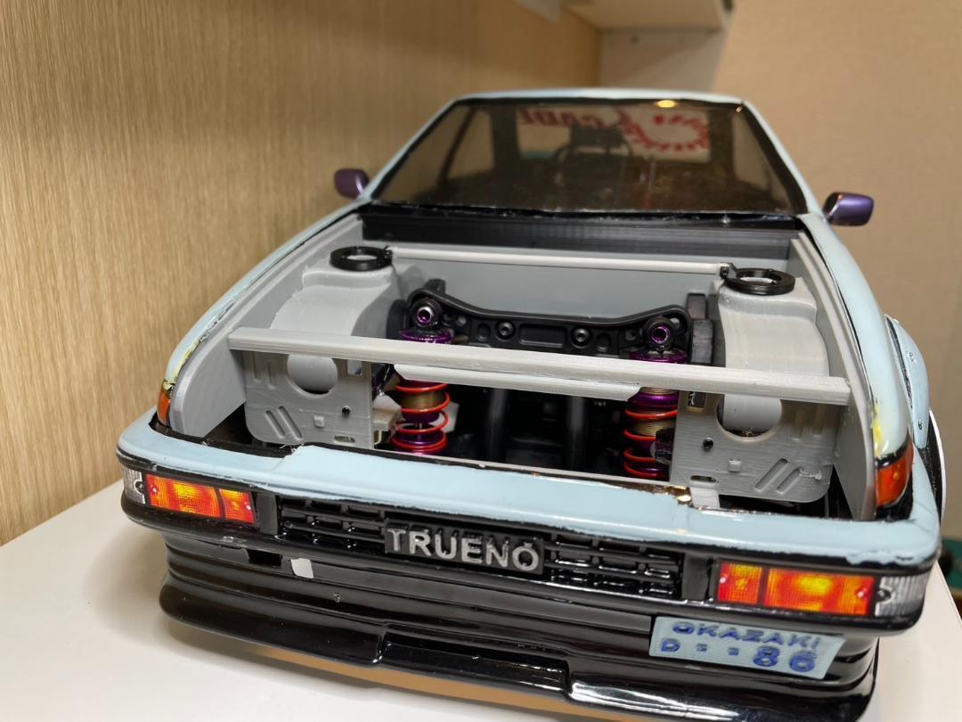 AE86 エンジンルーム　YD2 or TT01 MRCコンバ用　 パンドラ