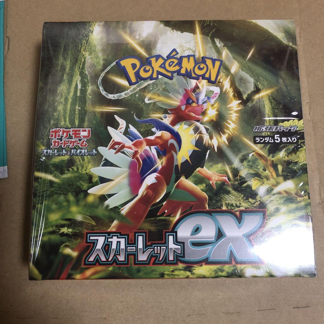 スカーレットex 1box シュリンク付き未開封 ポケモンカードゲーム スカーレットex BOX シュリンク付