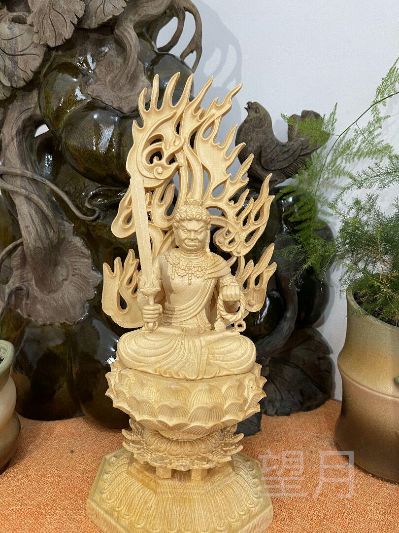 女性が喜ぶ♪ 極上品 仏教美術 珍品 木彫仏像 不動明王座像 開運厄除 - 彫刻/オブジェクト - centernutri.com.br 女性が喜ぶ♪ 極上品 仏教美術 珍品 木彫仏像 不動明王座像 開運厄除 - 彫刻/オブジェクト - centernutri.com.br