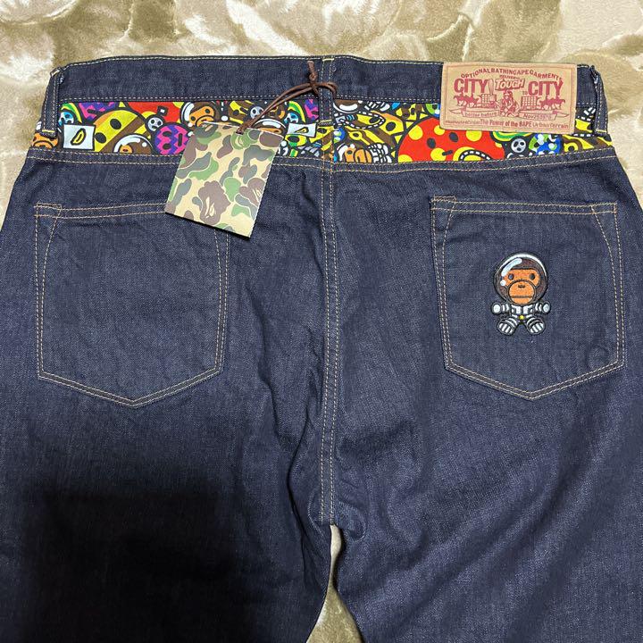 APE BAPE KAWS BABY MILO DENIM パンツ デニム