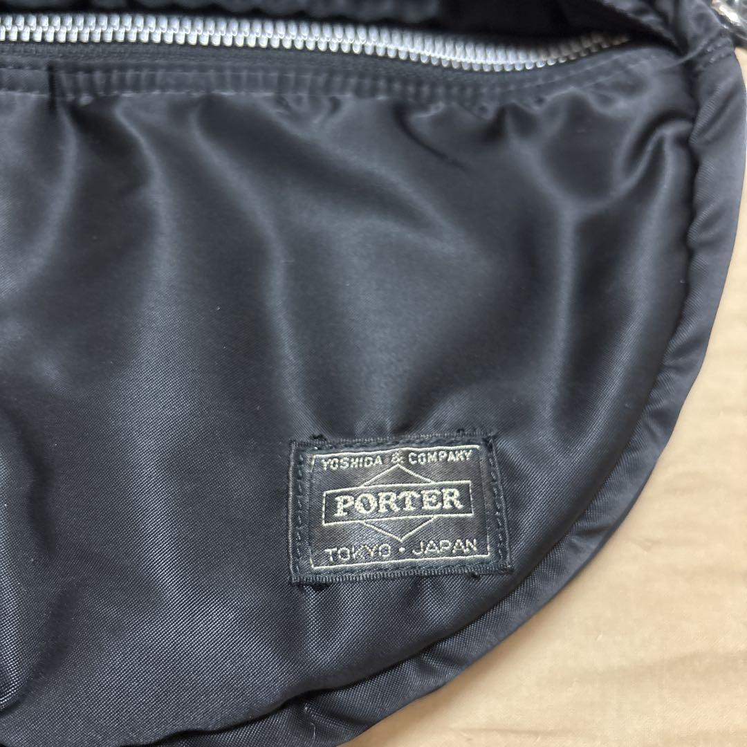 吉田カバン　ポーター　タンカー　ショルダーバッグ　黒　オーバル　porter