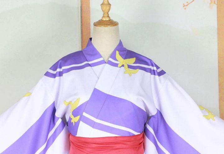 犬夜叉 りん コスプレ 衣装　紫