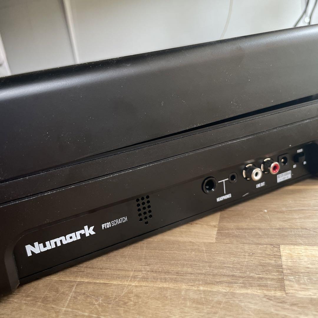 ジャンク　Numark PT01 SCRATCH ポータブルターンテーブル　本体