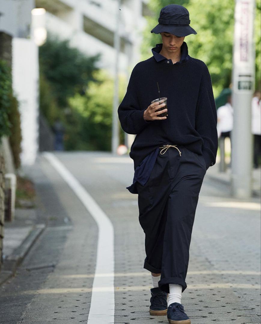 DIGAWEL for AH.H イージーパンツ 長谷川昭雄 ネイビー