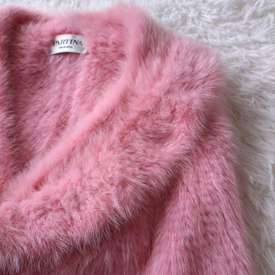 新品】PARTINA Tokyo Fur ミンクファー ケープ 毛皮
