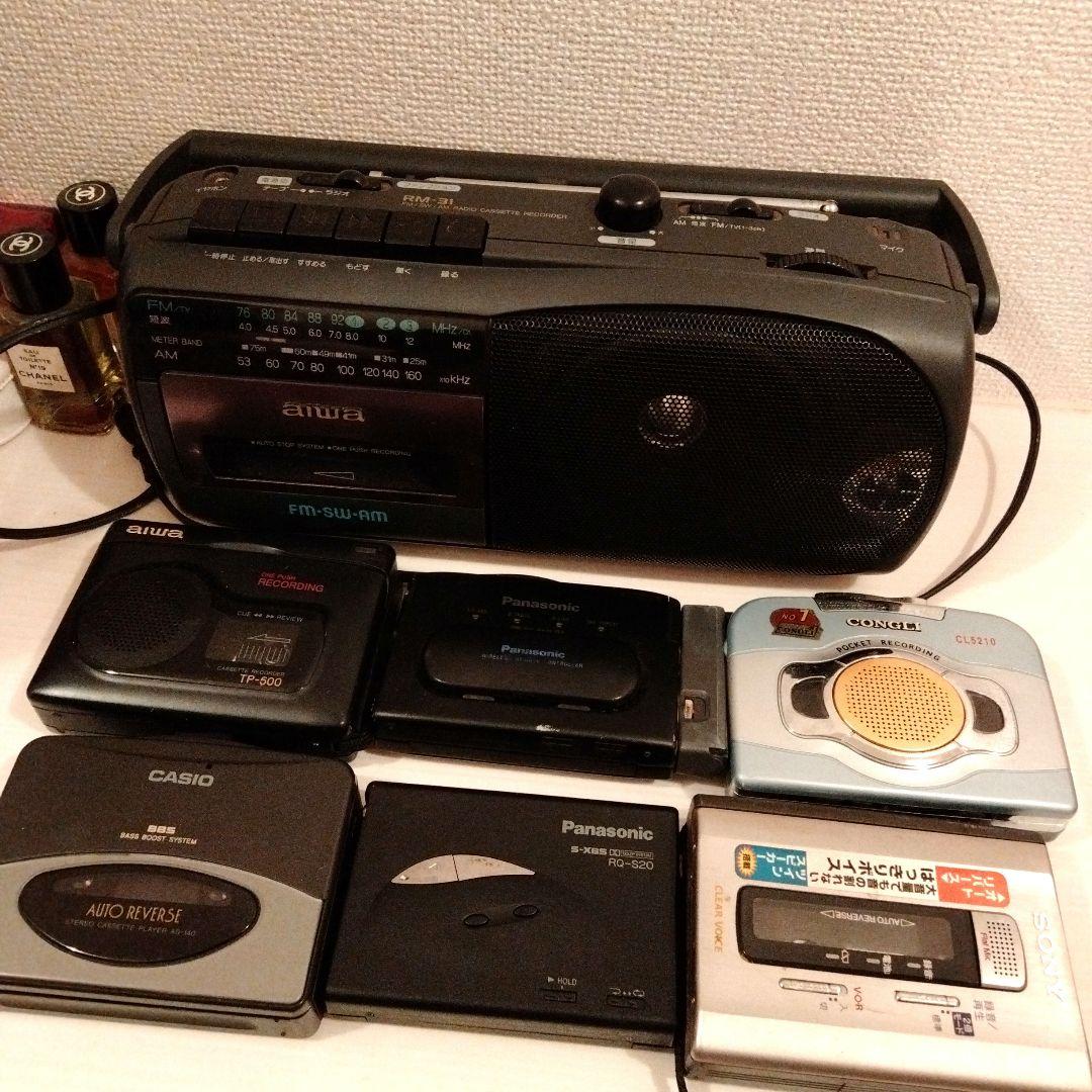 Panasonic　SONY　CASIO　aiwa　カセットプレーヤー セット