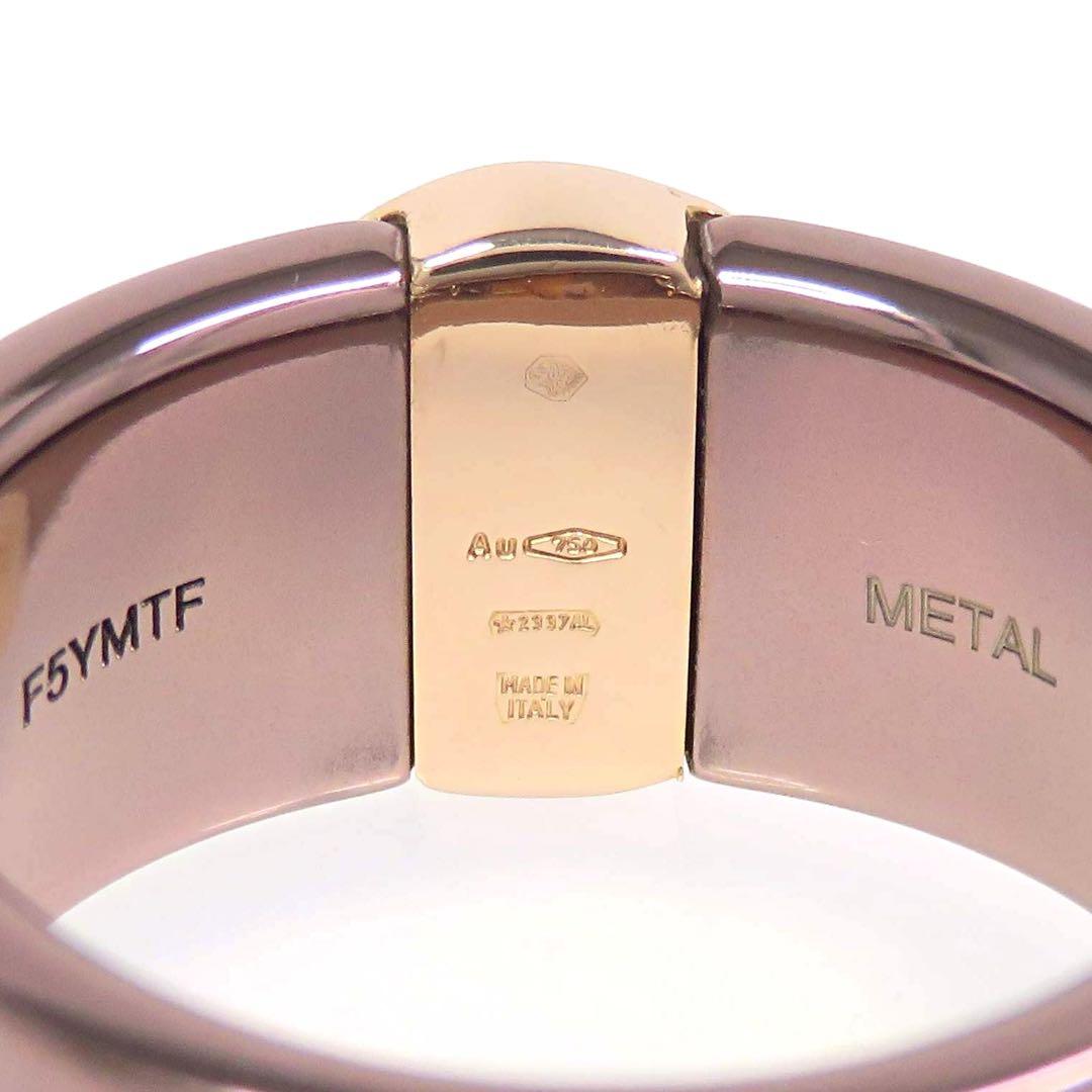 BVLGARI ブルガリ 750 メタル ダイヤモンド BB リング #62