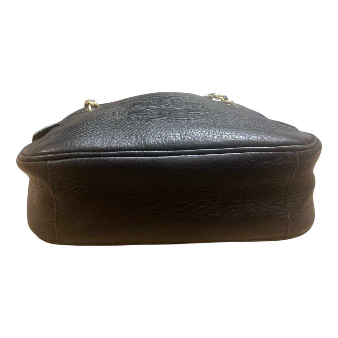 【美品】TORRY BURCH チェーンショルダー タッセル付き ブラック 【美品】TORRY BURCH チェーンショルダー タッセル付き ブラック