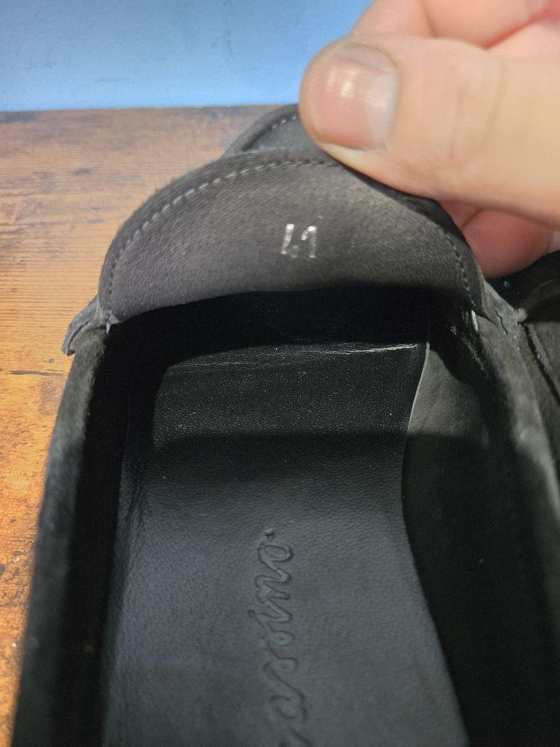 il mocassino　イルモカシーノ　スエードゴールドビットローファー