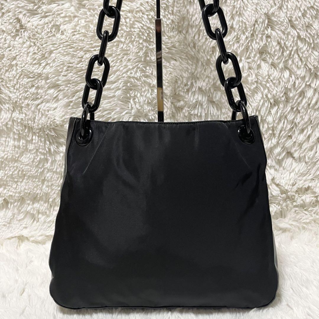 極美品・希少✨PRADA プラダ ワンショルダー ナイロン×レザー