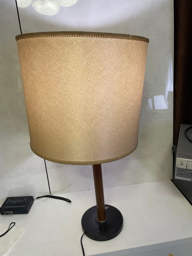 ナショナル lamp-shade テーブルライト 一体型 シェード 昭和レトロ