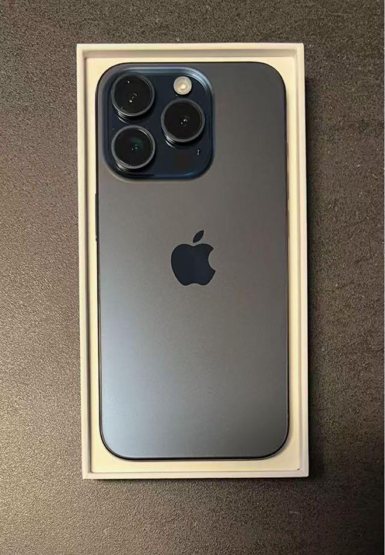 iphone 15 Pro 128GB ブルーバッテリー100% 充放電112回