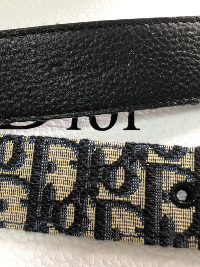 クリスチャンディオール ベルト CD銀色バックル　100cm Dior