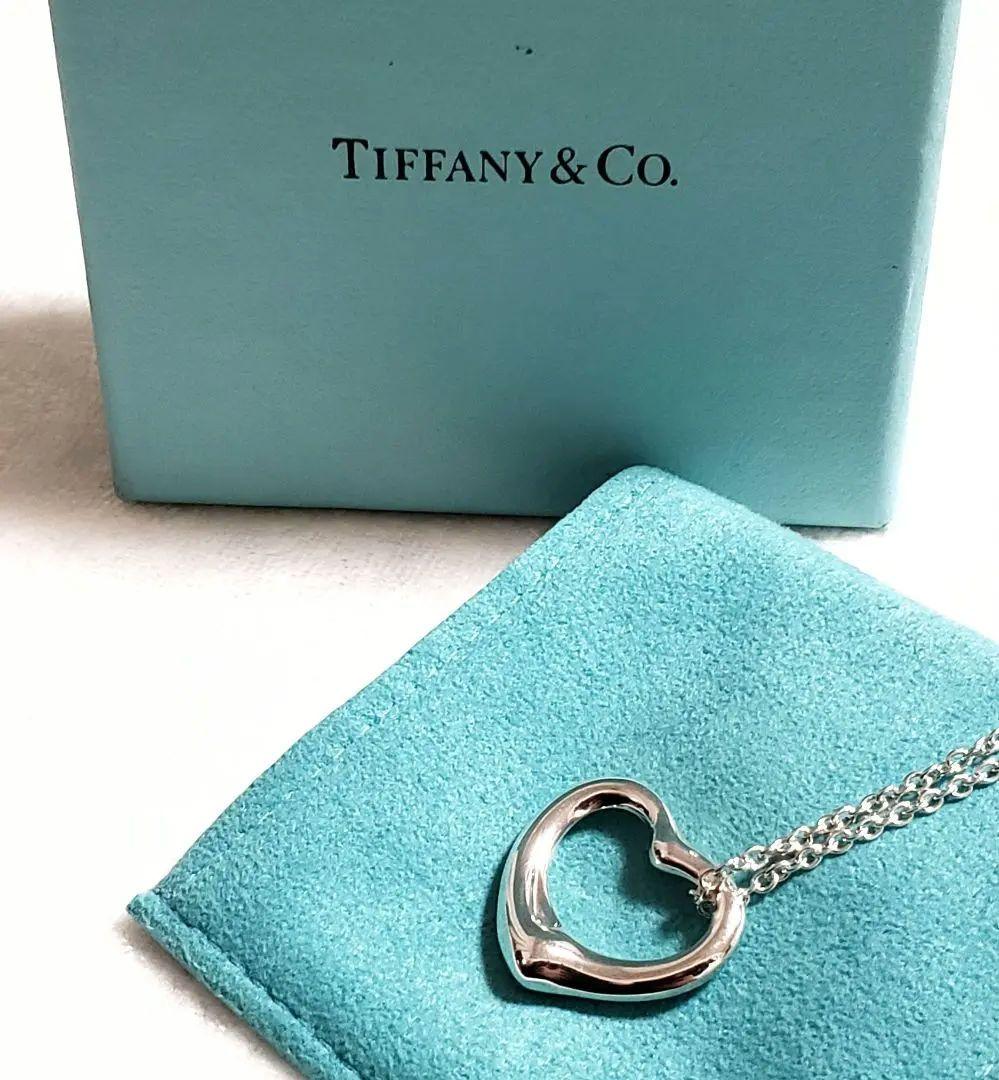 卒業式美品　Tiffany　ティファニー　ネックレス　ハート　オープンハート 925