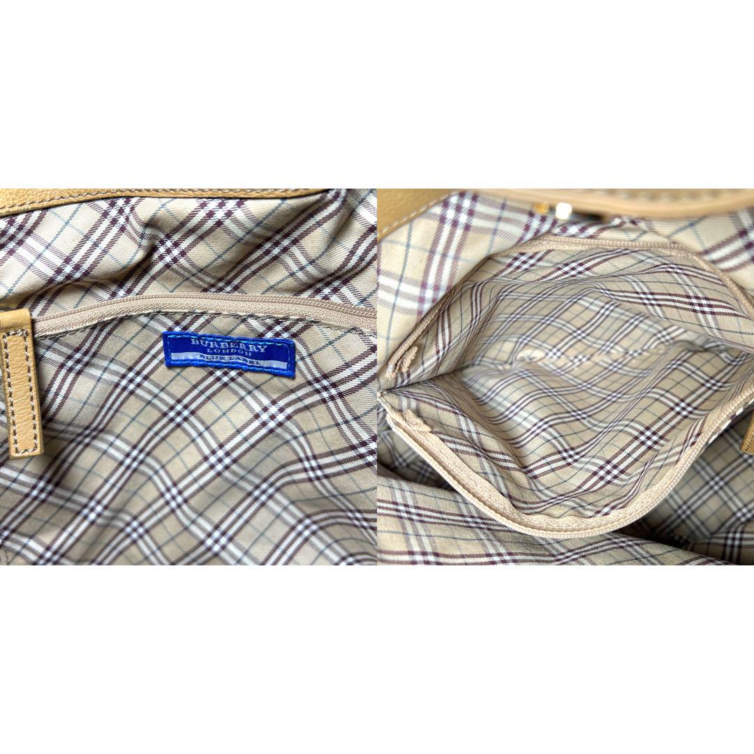 美品✨BURBERRYバーバリー肩掛けワンショルダーバッグA4可