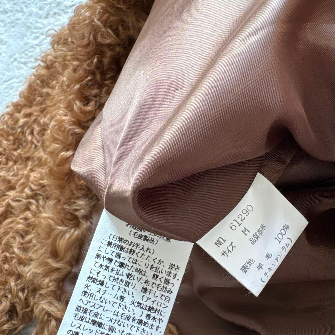 RENNY,K レニーケー チキンアンラム カーリーファーコート 巻き毛