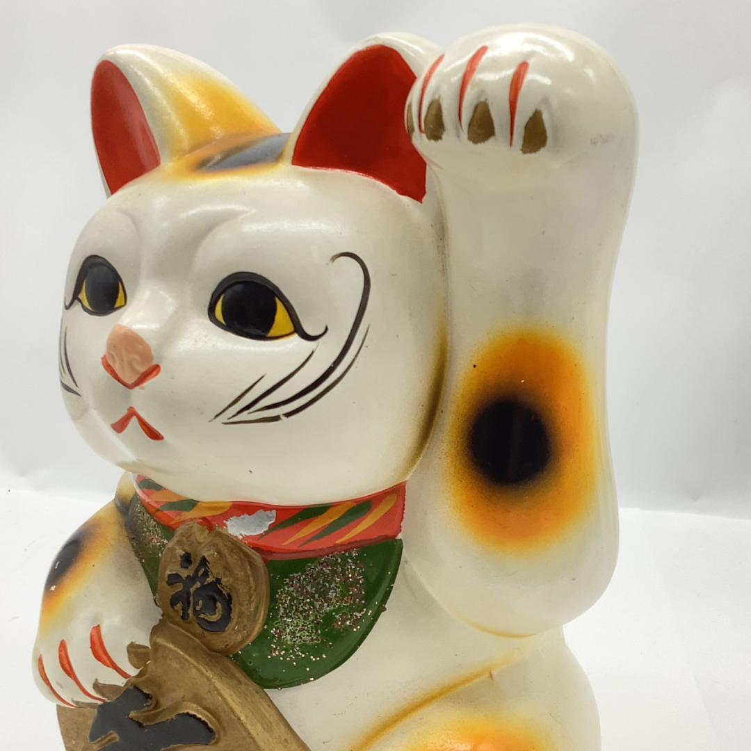 OUTLET 包装 即日発送 代引無料 招き猫貯金箱 置物 猫に小判 縁起物