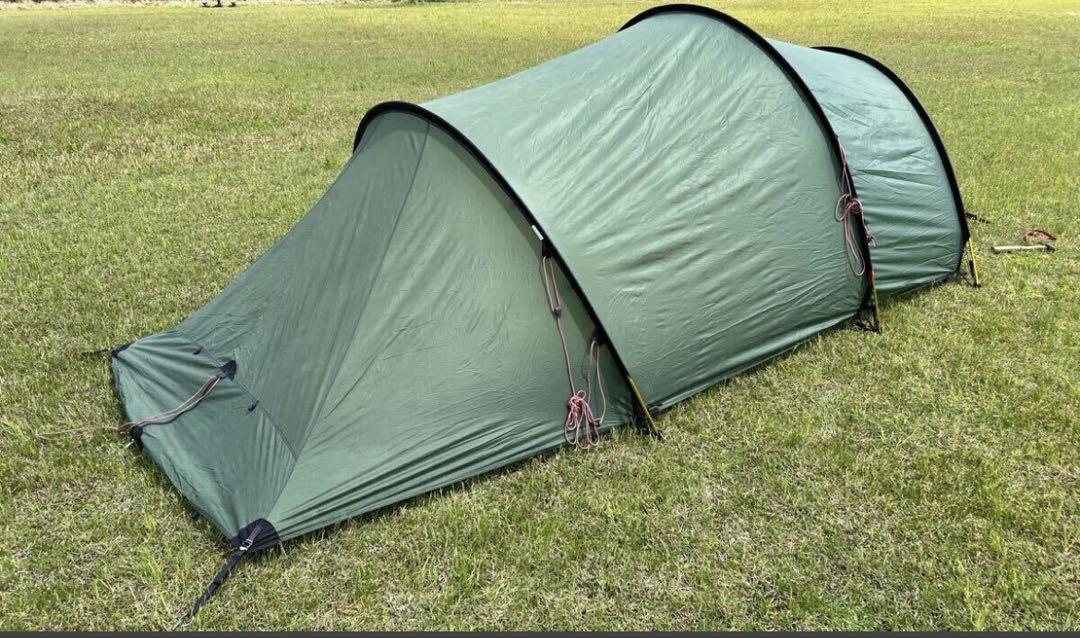 HILLEBERG ヒルバーグ　旧グリーン　ナロ3GT フットプリント付属