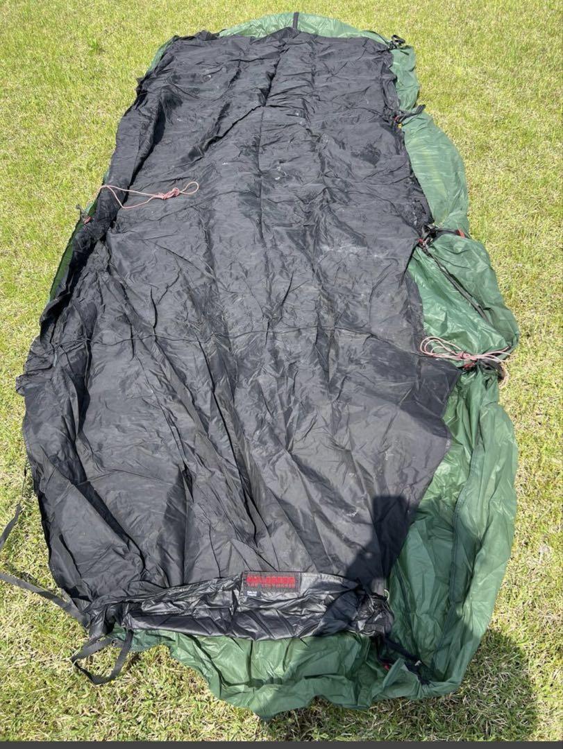 HILLEBERG ヒルバーグ　旧グリーン　ナロ3GT フットプリント付属