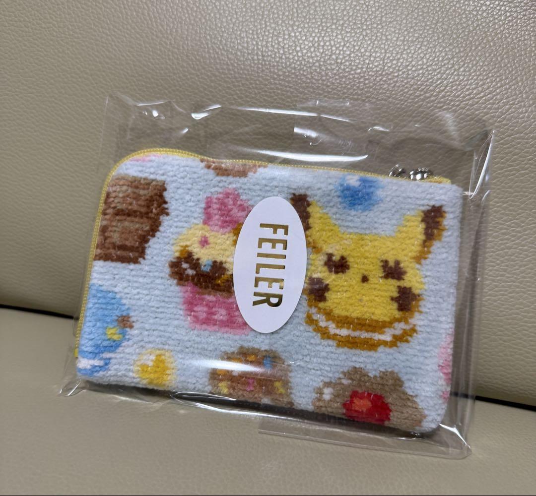 FEILER ポケモン ハッピースウィーツ　L字ポーチ フェイラー FEILER ポケモン ハッピースウィーツ L字ポーチ