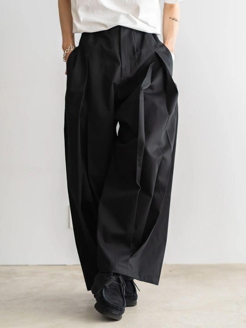 SAGE NATION セイジネーション Box Pleat トラウザーズ