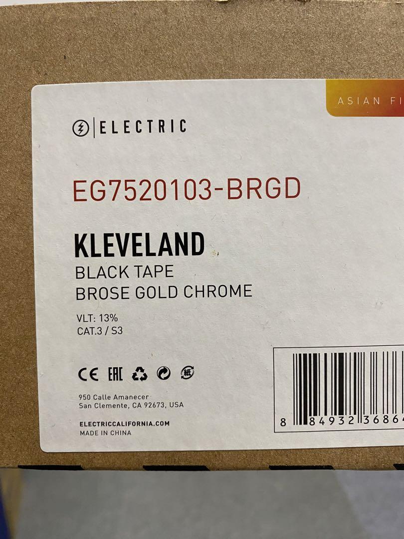 ELECTRIC KLEVELAND ゴーグル ゴールド
