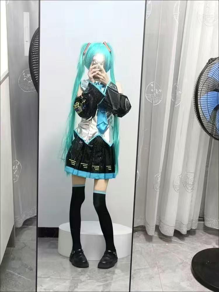 新品 初音ミク コスプレ衣装 マイク付き