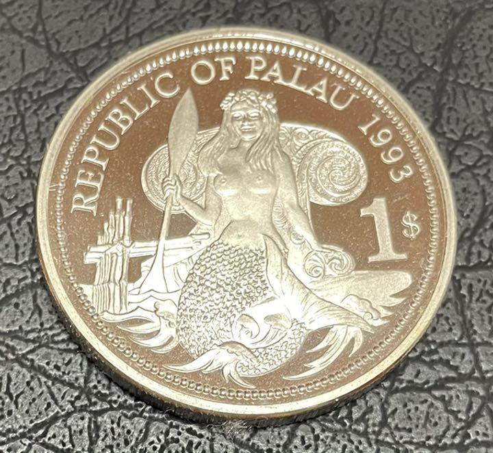 パラオ 5ドル銀貨 1ドル銅貨 GDsKy-m21741526049 Marine-Life Protection 好評定番