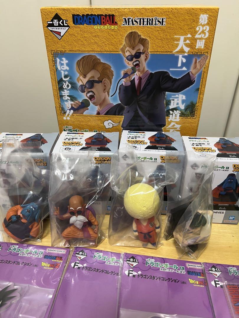 ドラゴンボール一番くじ D賞アナウンサー E賞コンプ ビジュシート ラウンドプレ