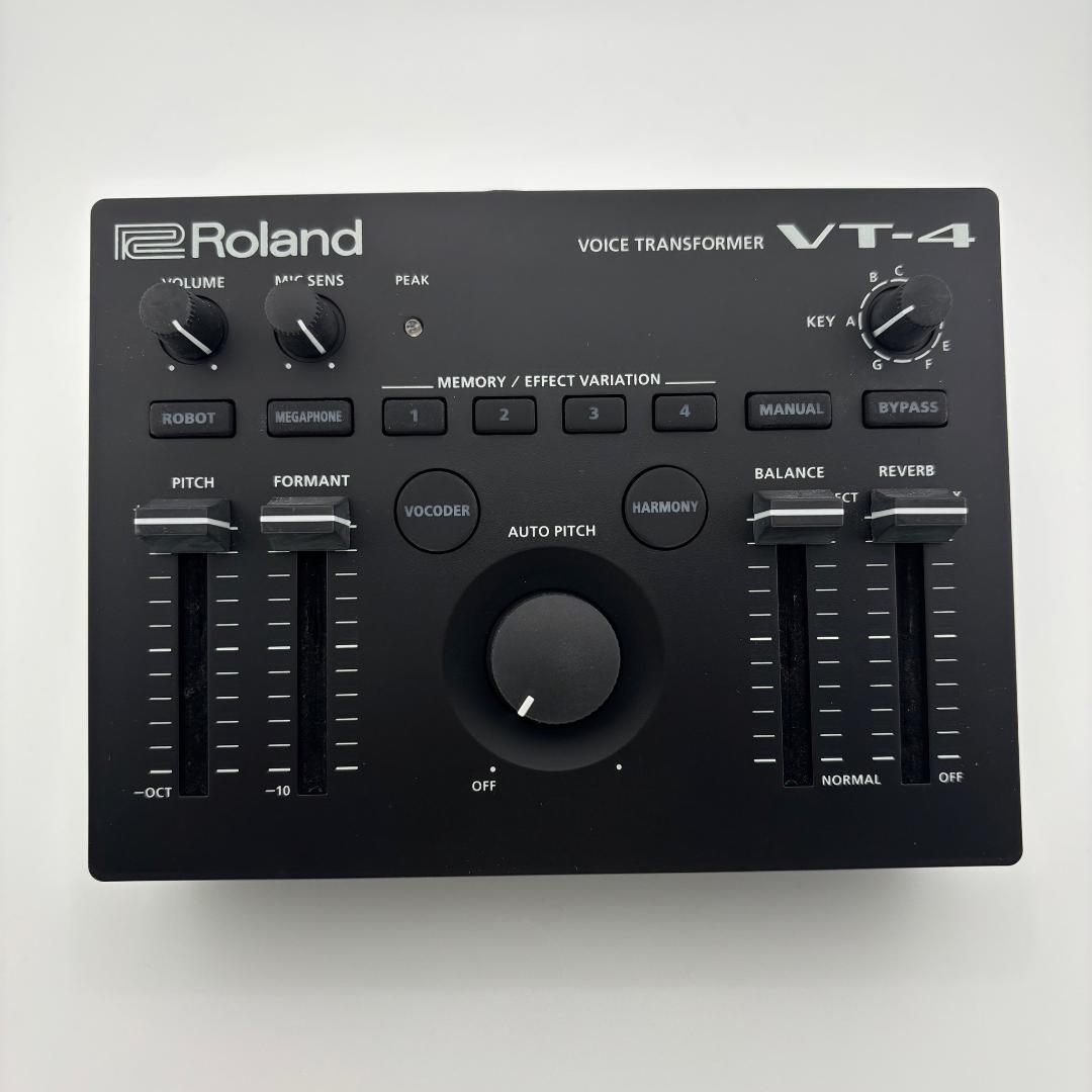 Roland VT-4 ボイストランスフォーマー 配信 ストリーマー ローランド