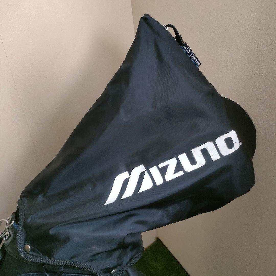 ミズノ キャディバッグ ネイビー系 スタンド式 mizuno