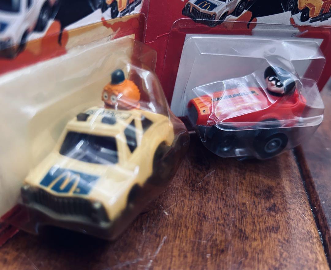 85'McDonaldsFast Macs Pull Back Cars 全4種