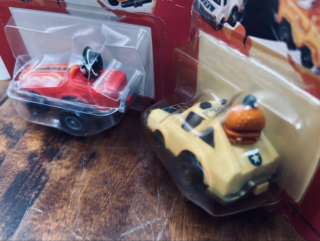 85'McDonaldsFast Macs Pull Back Cars 全4種