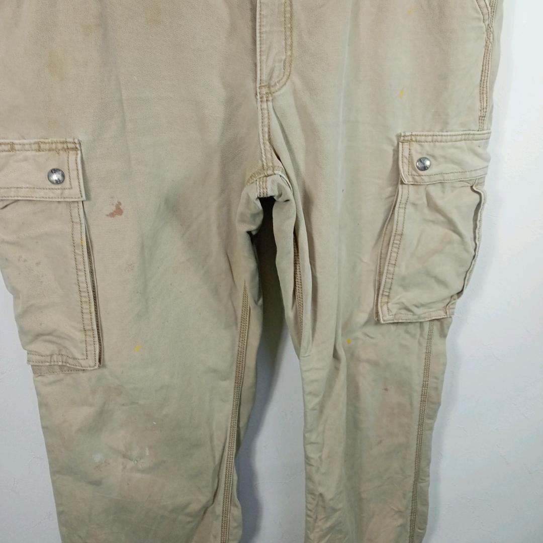 carhartt カーゴパンツ 38x32 ベージュ リラックスフィット