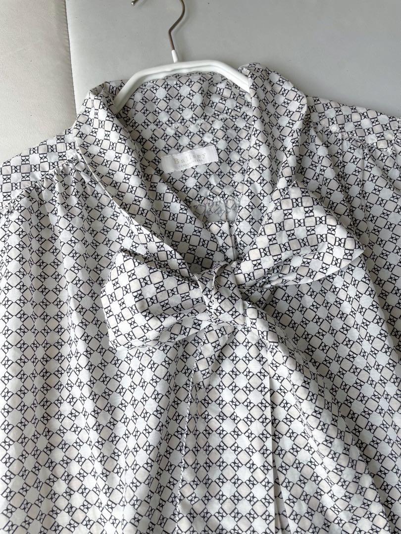美品 Ballsey BBダイアゴナルプリント ボウタイブラウス - メルカリ