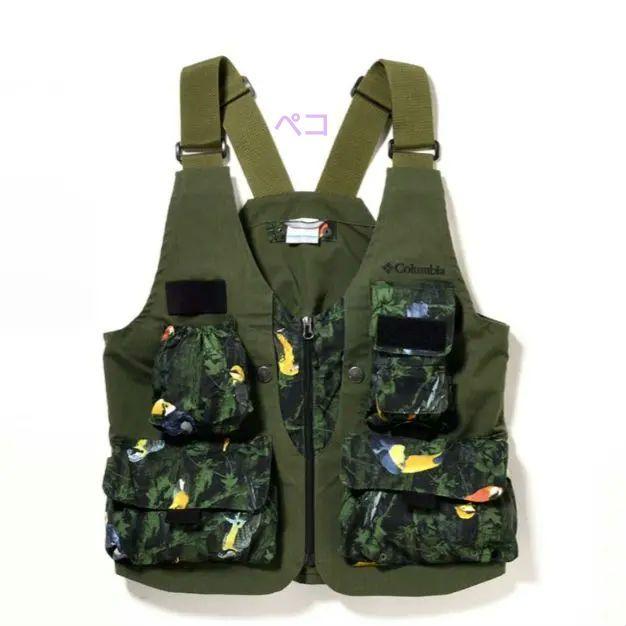 【即購入可】【Columbia】グリーンパインズベスト　チョッキ　カーキ