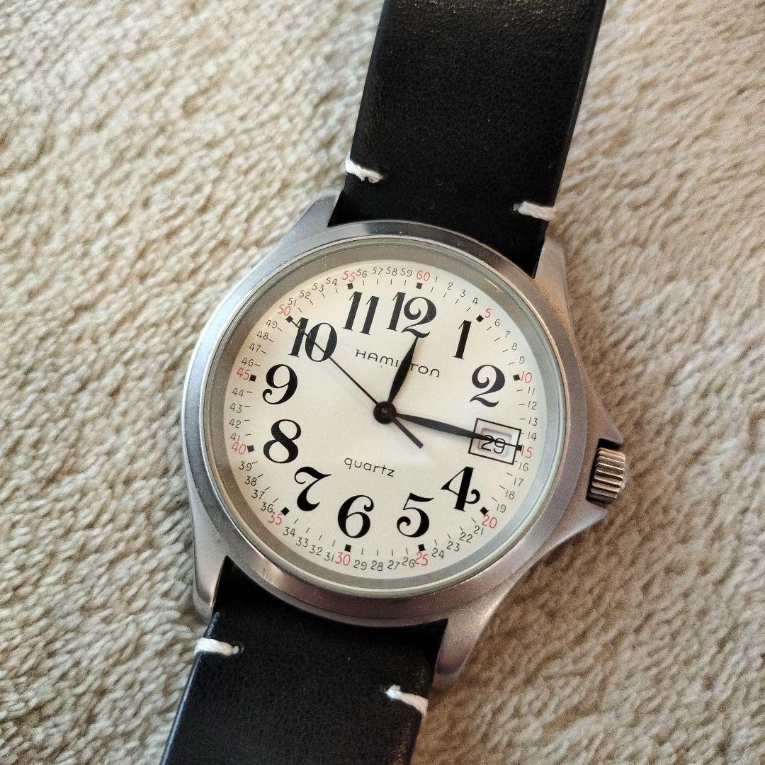 【ジャンク品】Hamilton クォーツ 腕時計
