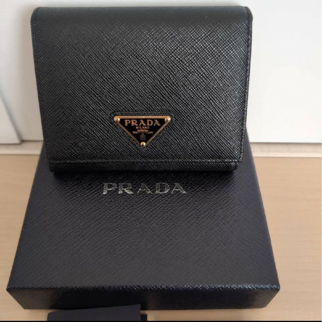 PRADA サフィアーノ 財布 メンズ レディース 画像4
