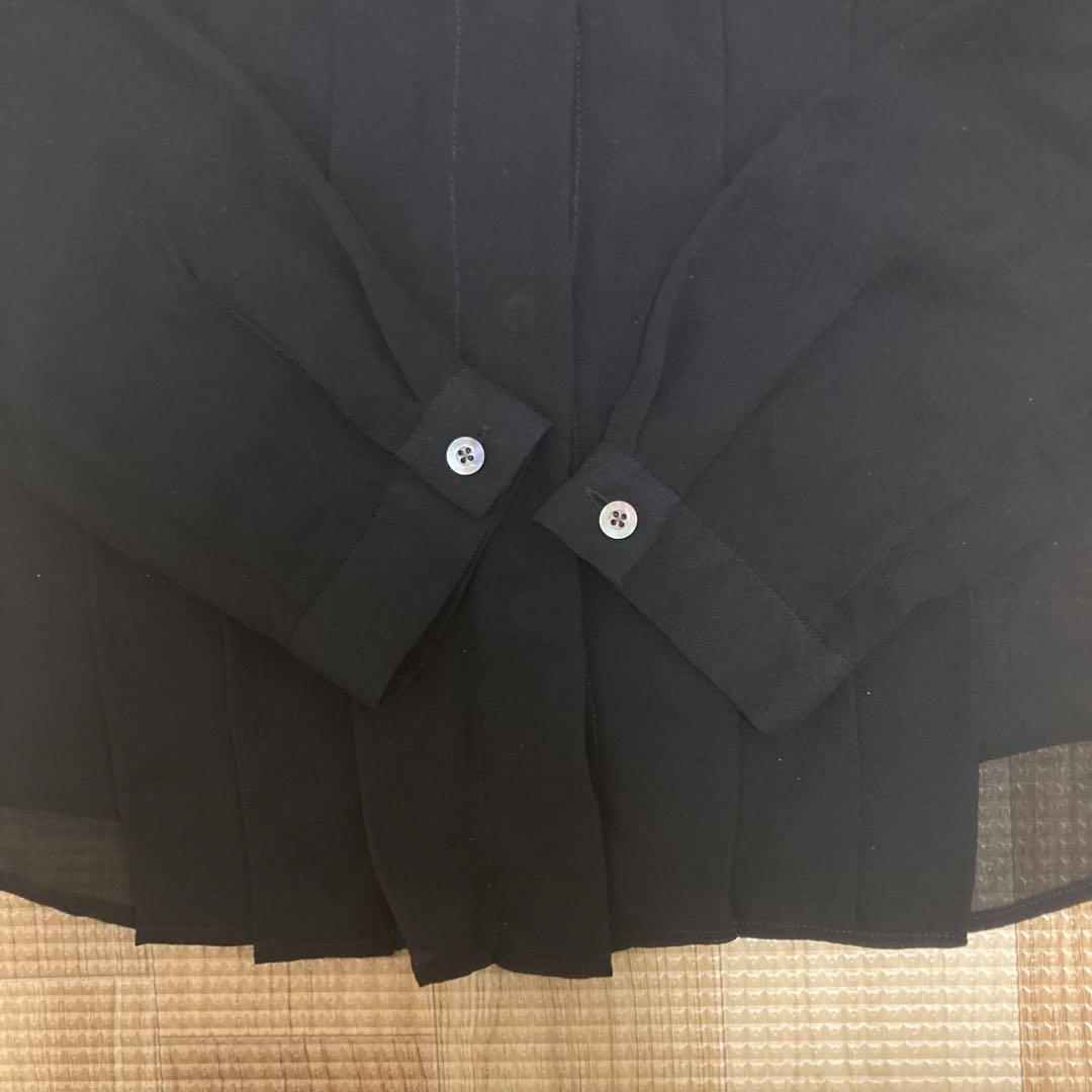通販サイト一覧 mina ◎美品◎ perhonen 36 黒 長袖ブラウス ミナペルホネン トップス