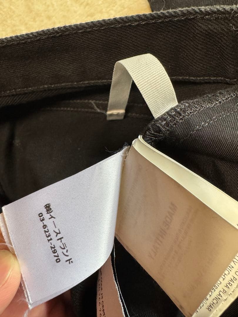 off-whiteブラックデニム off-whiteブラックデニム