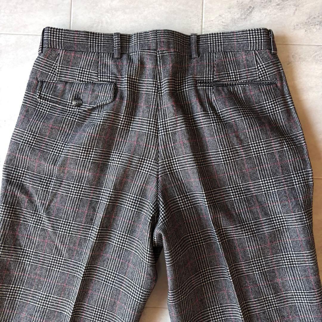 【archive】Christian Dior カシミヤ混 スラックス チェック 【archive】Christian Dior カシミヤ混 スラックス チェック