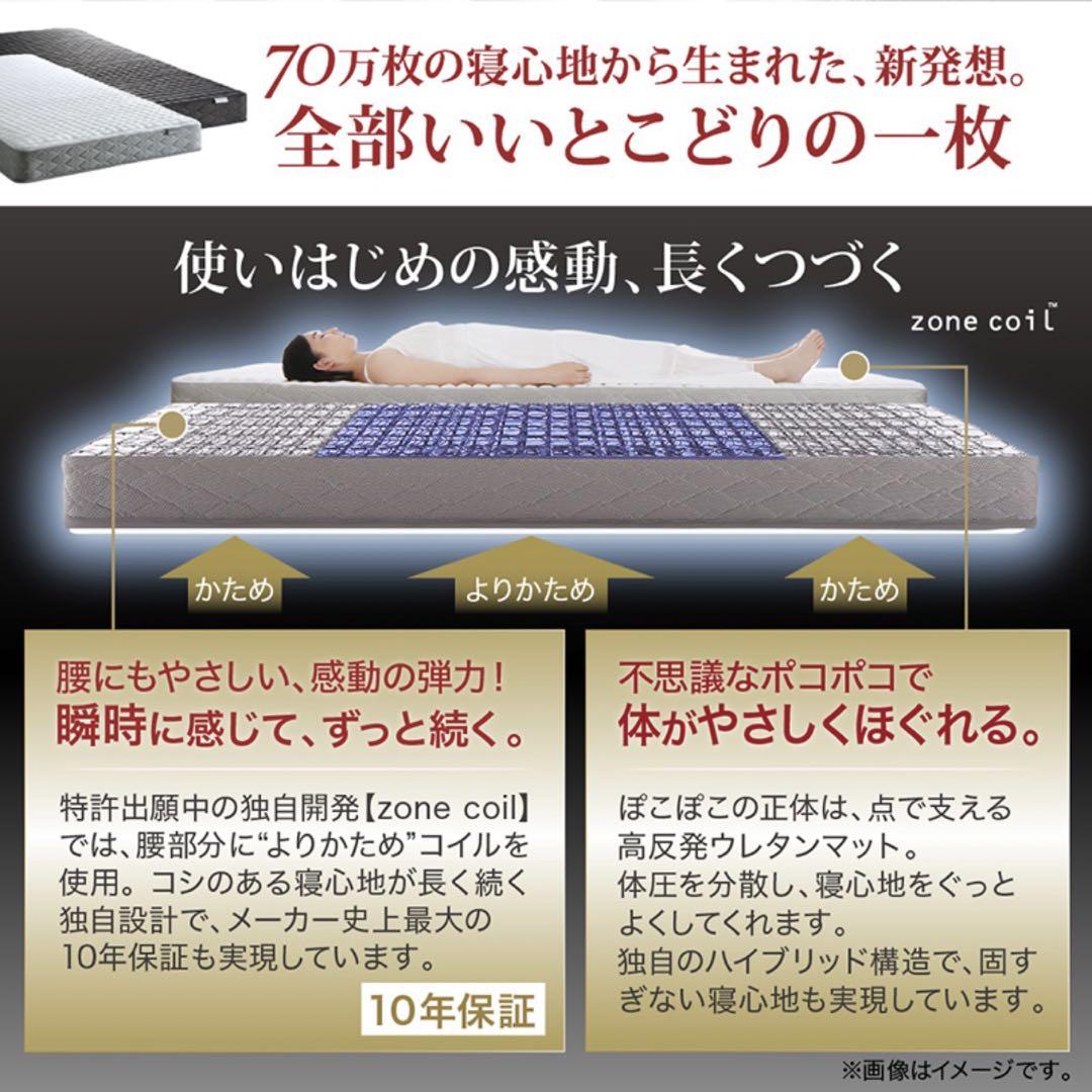 ※色はピュアホワイト、サイズはシングルになります。
