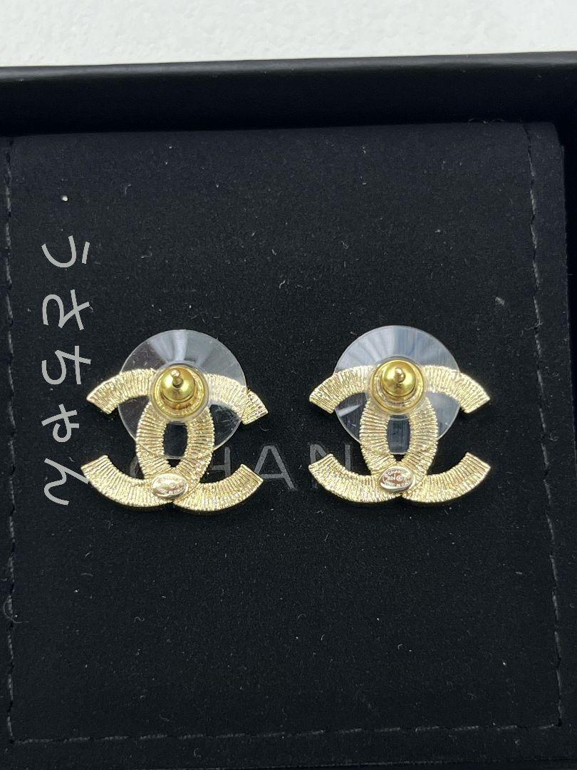 CHANEL シャネル メタル ピアス ゴールド 週末特別セール