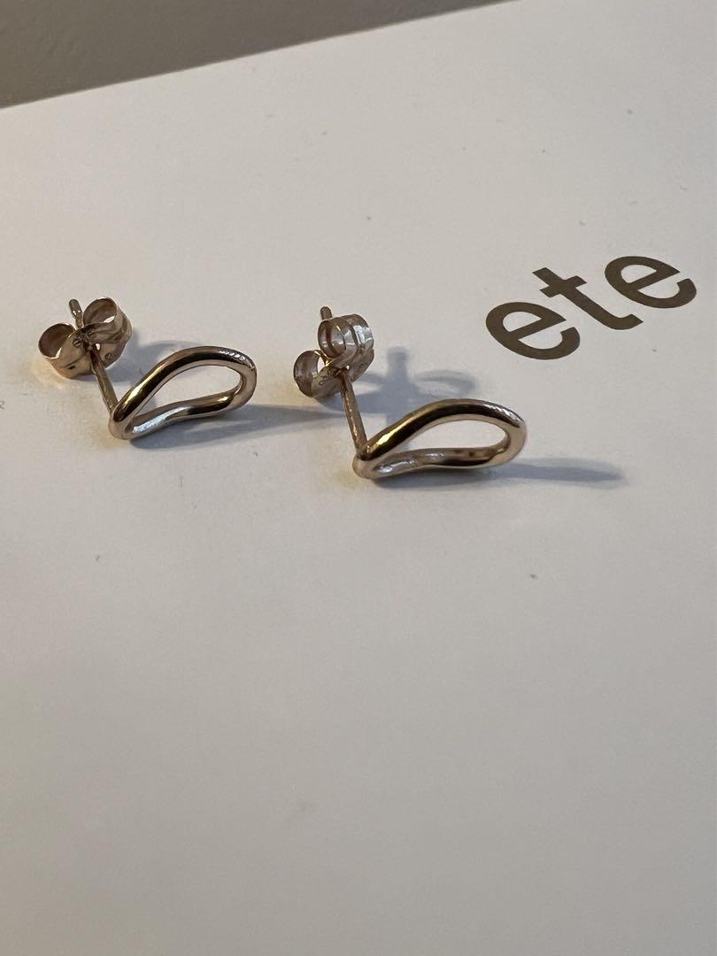 ete ドロップチェーンピアス