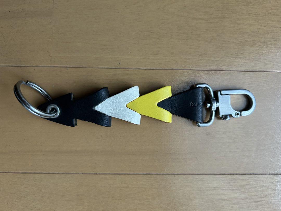 小物 construct key chain multi-yellow